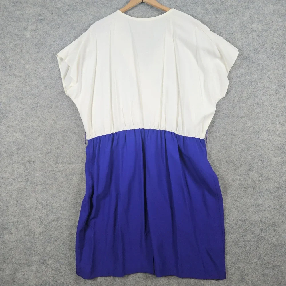 David Rose Women's 2-Pc Dress & Robe/Jacket Set Size 26‎ Purple White Vintage